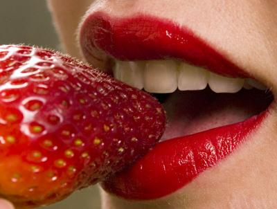 Con sabor a fresa.